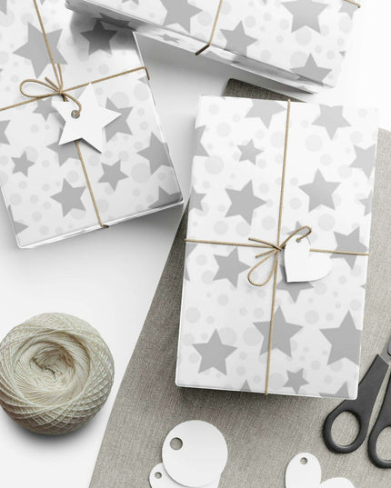Sustainable Silver Starry Gift Wrap Collection: The Ultimate Choice for Elegant Gifting
