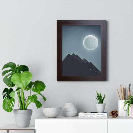 Celestial Harmony Eco-Conscious Framed Art Print