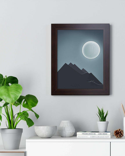 Celestial Harmony Eco-Conscious Framed Art Print