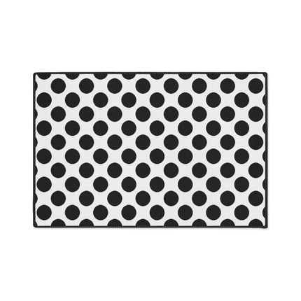 Personalized Polka Dot Area Rug: A Stylish Home Accessory