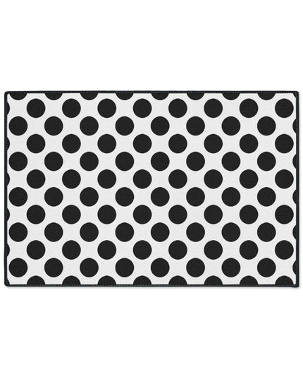 Personalized Polka Dot Area Rug: A Stylish Home Accessory