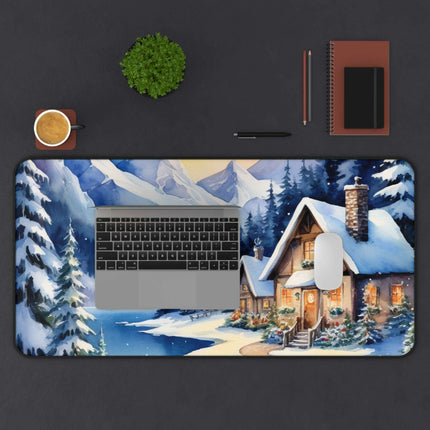 Customizable Festive Neoprene Desk Mat for a Chic Office Makeover