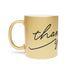 Gratitude Metallic Mug - Premium Ceramic Coffee Cup for the Discerning Palate