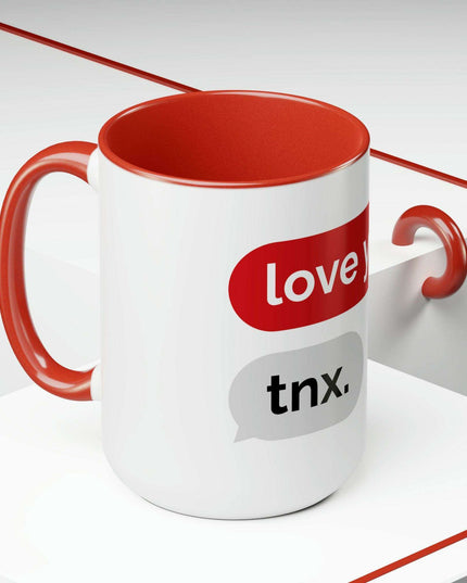 Luxurious Two-Tone Ceramic Coffee Mugs Set - 15oz Capacity, Maison d'Elite Collection