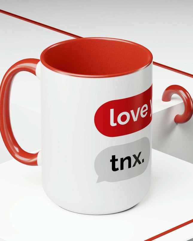 Luxurious Two-Tone Ceramic Coffee Mugs Set - 15oz Capacity, Maison d'Elite Collection