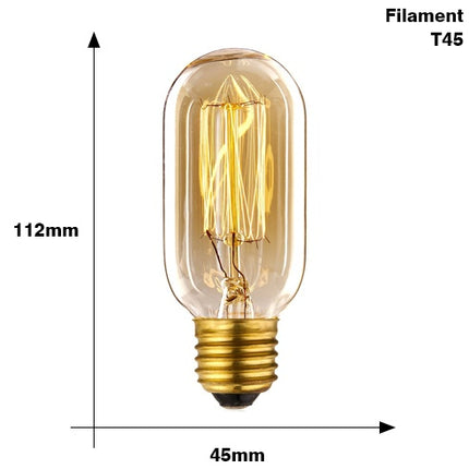 Peekaboo Studio Edison Bulb E27 40W ST64 Retro Filament Lighting