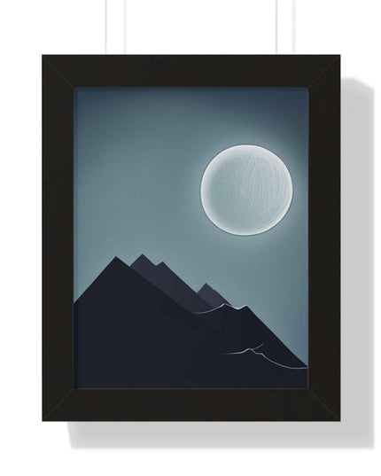 Celestial Harmony Eco-Conscious Framed Art Print
