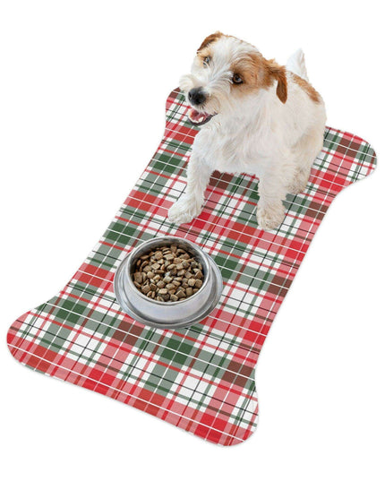 Customized Pet Dining Mats - Whimsical Bone and Fish Designs for Tidy Mealtimes