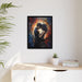 Elegant Matte Canvas Art - Eco-Friendly Black Pinewood Frame