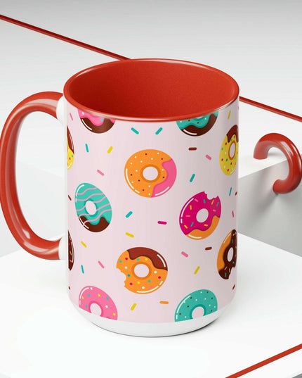 Sophisticated Two-Tone Ceramic Mug Collection - 15oz by Maison d'Elite