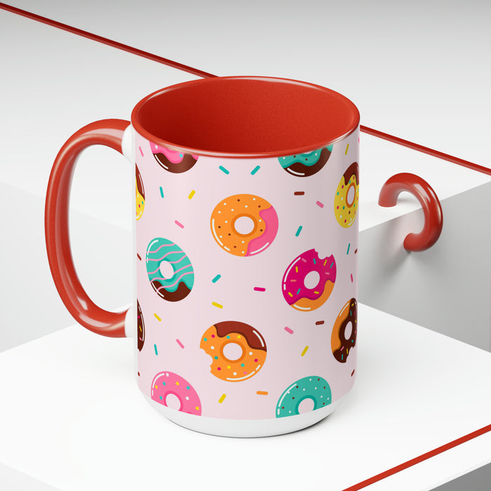 Sophisticated Maison d'Elite Two-Tone Coffee Mug Set - 15oz