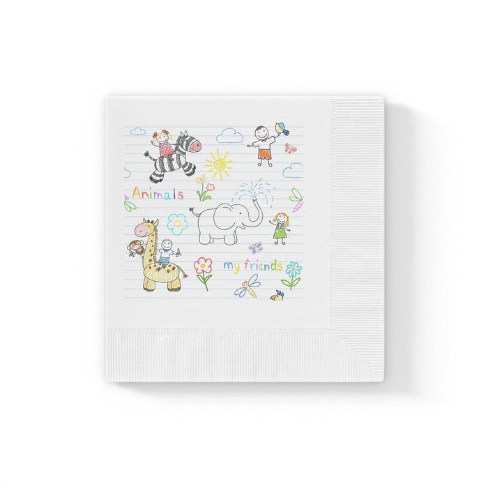 Elegant White Coined Napkins for Exquisite Gatherings