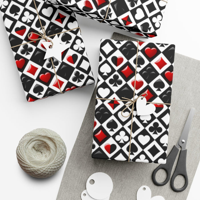 Eco-Friendly Luxury Chess Cells Gift Wrap - Minimalist Sustainable Packaging Made in the USA