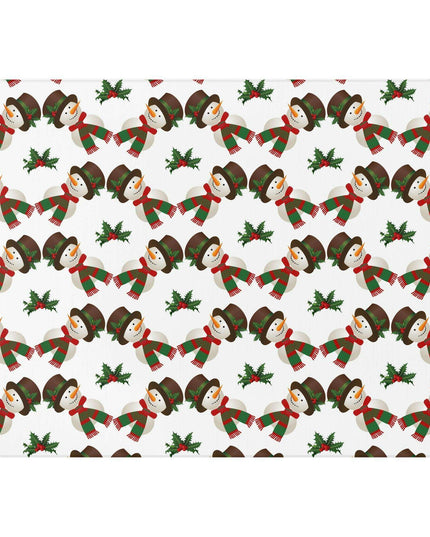 Cozy Winter Wonderland Snowman Plush Area Rug - Embrace Comfort and Classic Charm