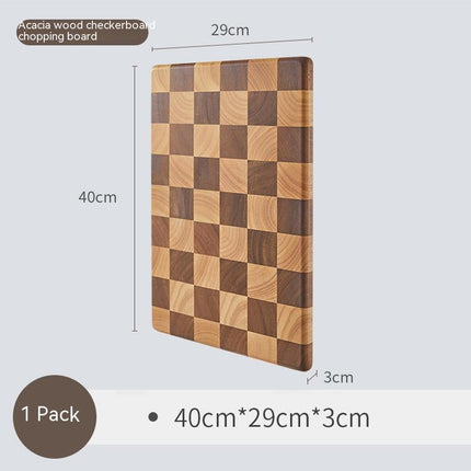 Rectangular Mango Acacia Wood Chopping Board 37x26cm For Kitchen Use