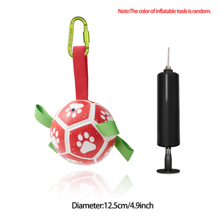 Peekaboo Studio Interactive Inflatable Dog Soccer Ball - Durable & Fun