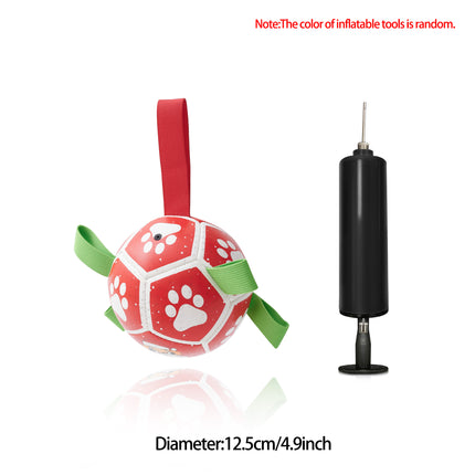 Peekaboo Studio Interactive Inflatable Dog Soccer Ball - Durable & Fun