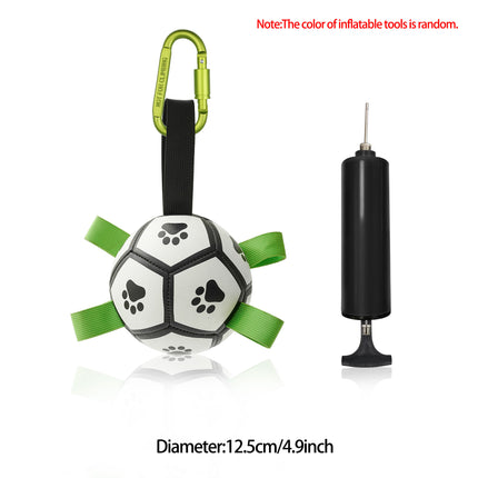Peekaboo Studio Interactive Inflatable Dog Soccer Ball - Durable & Fun