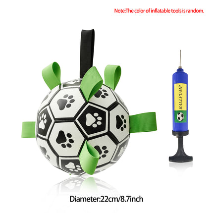Peekaboo Studio Interactive Inflatable Dog Soccer Ball - Durable & Fun