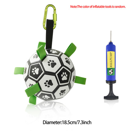 Peekaboo Studio Interactive Inflatable Dog Soccer Ball - Durable & Fun