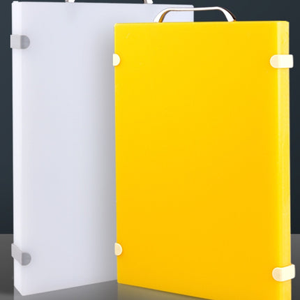 Non Slip PE Cutting Board Set Yellow White Sizes 33x23 to 50x34.5 cm