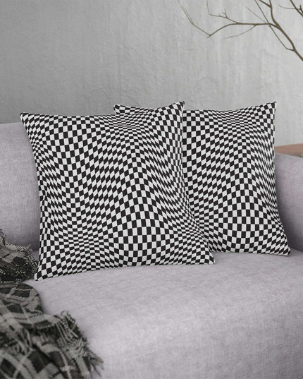 Elegant Waterproof Geometric Floral Cushion Set