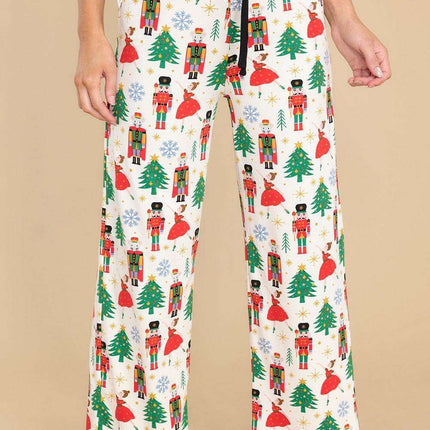 Joyful Holiday Button-Up Sleepwear Set