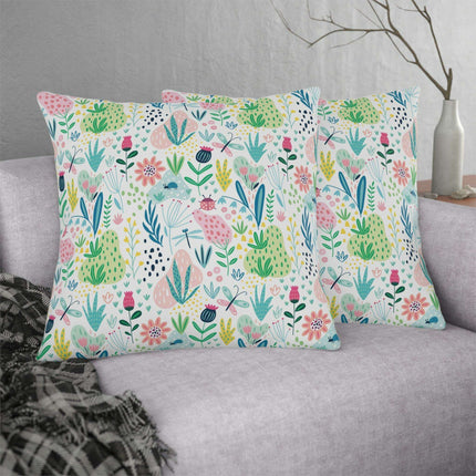Vibrant Weather-Resistant Floral Garden Cushions - Très Bébé Collection