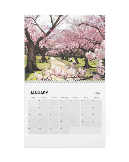 Elegance in Time: Premium Japanese Wall Calendar 2024 with Stunning Imagery