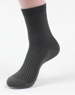Peekaboo Studio Men's Bamboo Fiber Socks - Soft, Breathable Comfort