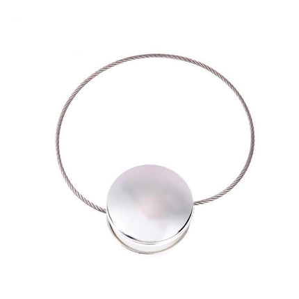 Peekaboo Studio Decorative Stainless Steel Curtain Strap Hook - Round