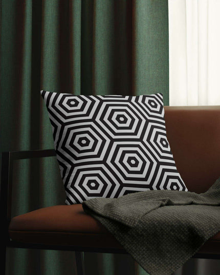 Stylish Waterproof Geometric Floral Throw Pillows for Indoor and Outdoor Decor