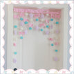 Arched door curtain / Pole / 82 x85cm