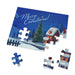 Christmas Jigsaw Puzzle Set - Family-Friendly Entertainment and IQ Development