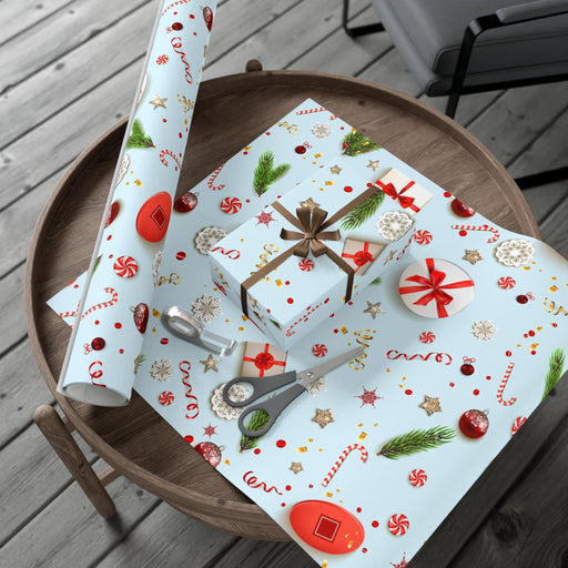 Maison d'Elite Customizable Christmas Gift Wrap Paper - Luxe Matte & Satin Finishes