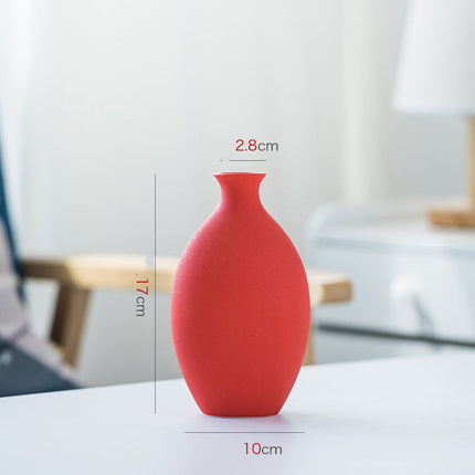 Nordic Style Small Porcelain Vase Decoration For Living Room