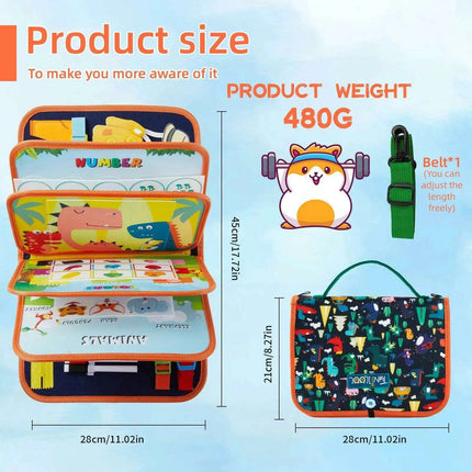 Wonderland Montessori Parish Toys Interactive Cloth Storybook - Inspiring Educational Adventure