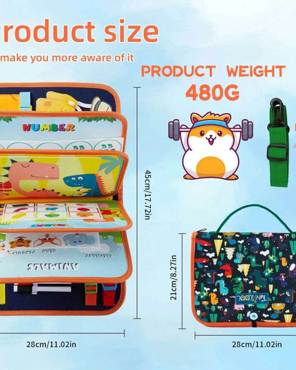 Wonderland Montessori Parish Toys Interactive Cloth Storybook - Inspiring Educational Adventure