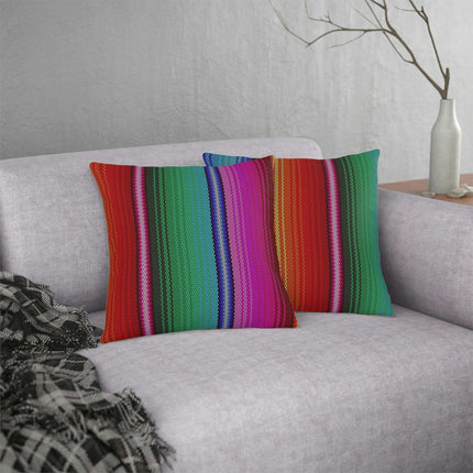 Colorful Water-Resistant Floral Outdoor Cushion Set with Hidden Zipper