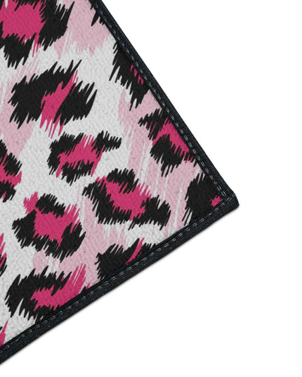 Stylish Pink Leopard Print Area Rug for a Trendy Home Refresh