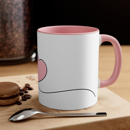 Vibrant Two-Tone Accent Coffee Mug - 11oz Modern Stylish Cup