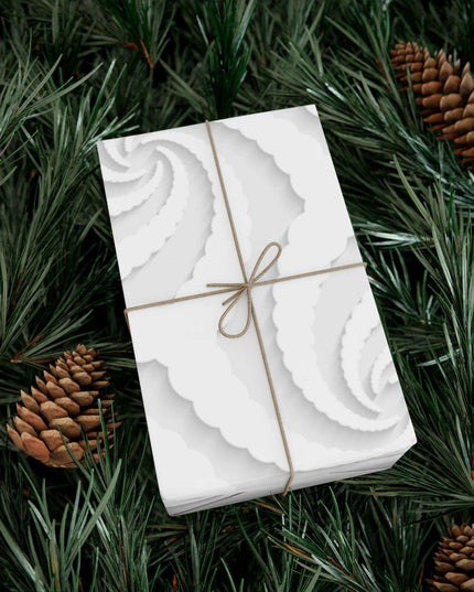 Personalized Luxury 3D Christmas Gift Wrap Paper Set - Matte & Satin Finishes - Made in the USA