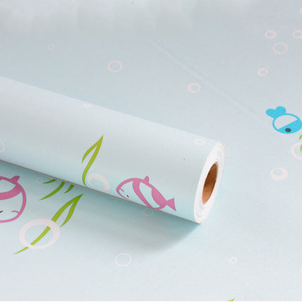 Self Adhesive Wallpaper PVC Cartoon Series Pastoral 45 Banana Stars Moon 10m