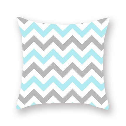 Bright color geometric pillow cushion cover