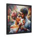 Affectionate Whispers - Elegant Valentine Canvas Art Piece