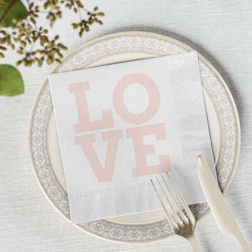 Sophisticated White Coined Napkins for Upscale Gatherings