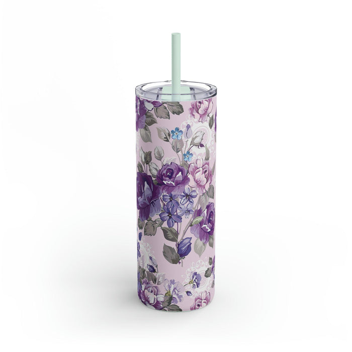20oz Elegant Matte Stainless Steel Skinny Tumbler by Maars Maker - Sip in Luxury
