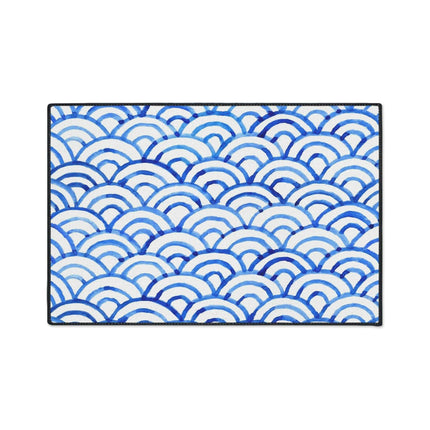 Vintage Fish Scale Personalized Area Mat - Stylish and Reliable