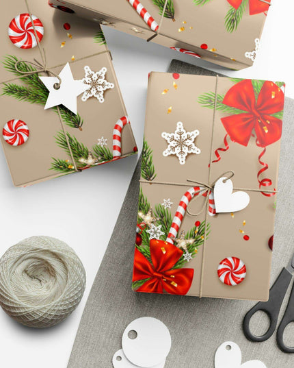 Elegant Custom 3D Holiday Gift Wrap Collection - Artisan-Made in the USA