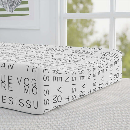 Personalized Luxury Baby Changing Pad Cover: Tailored Elegance for Modern Parents